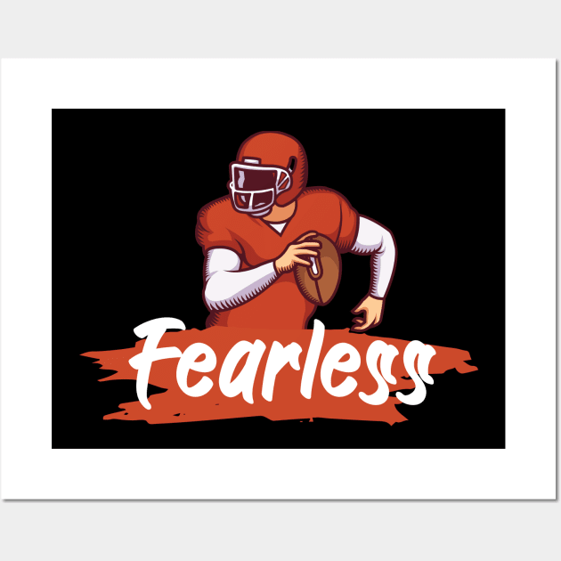 Fearless Wall Art by maxcode